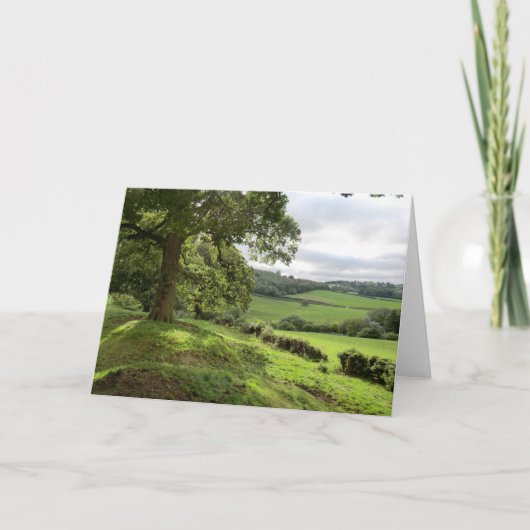 Powys、秋の分点の間のウェールズのSycharth、 カード (正面)