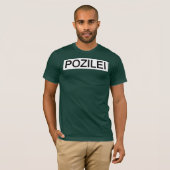 POZILEI GRÜN Tシャツ (正面フル)
