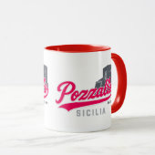 Pozzallo Sicilia Torre Cabrera Mug  マグカップ (正面右)