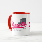 Pozzallo Sicilia Torre Cabrera Mug  マグカップ (正面左)