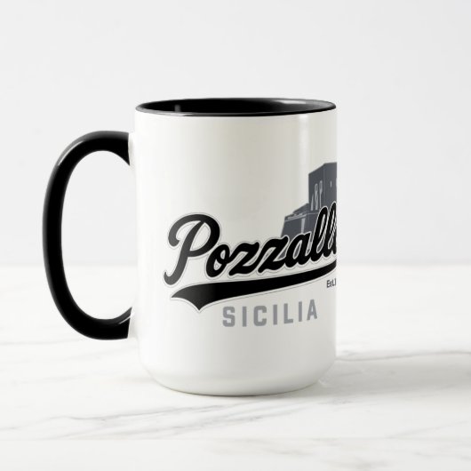 Pozzallo Sicilia Torre Cabrera Mug  マグカップ (左)