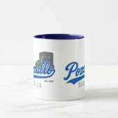 Pozzallo Sicilia Torre Cabrera Mug  マグカップ (中央)