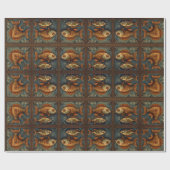 PP 572 Steampunk Fishes 1 of 3 ラッピングペーパー (フラット)