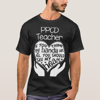 PPCD Special Education Teacher T shirt Heart Schoo Tシャツ