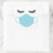PPEマスクとまつげ スクエアシール (バッグ)