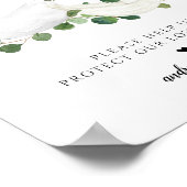 PPEマスク結婚ソーシャル配水カラー ポスター (角)