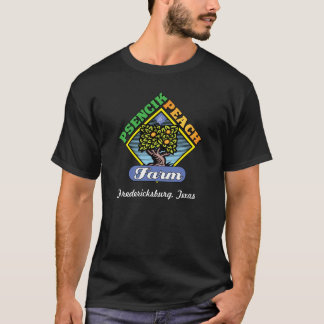PPFlogo -暗いワイシャツ(白い手紙) Tシャツ
