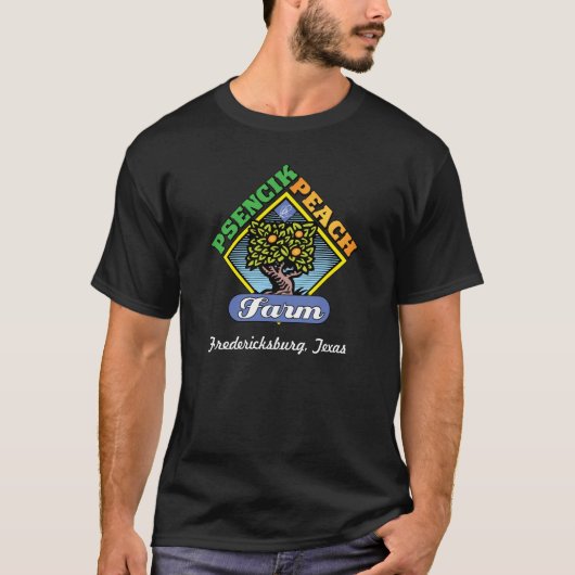 PPFlogo -暗いワイシャツ(白い手紙) Tシャツ (正面)