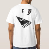 PPGパイロット年齢60飛んでいる以上の化石 Tシャツ (裏面)