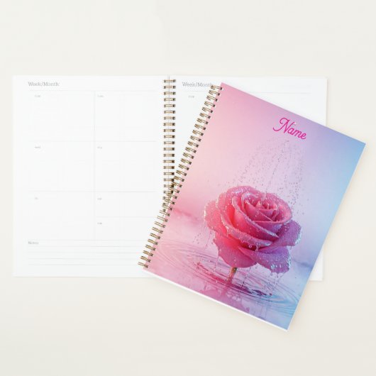 PPink Water Rose Planner プランナー手帳 (ディスプレー)