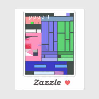 ppooll / flop@ステッカー シール