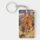 Ppoplars on Road Through Hills by Vincent van ゴッホ キーホルダー (正面)