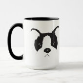 PPPの子犬の顔のマグ マグカップ (左)