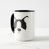 PPPの子犬の顔のマグ マグカップ (正面左)