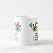 PPPD認識度バランス障害めまいマグカップ コーヒーマグカップ (中央)