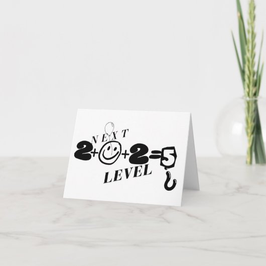 PPPYY EWW LEVELLL お年賀カード サンキューカード (正面)