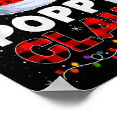 Ppy Claus Christmas Pajamas Santa Matching Family ポスター (角)