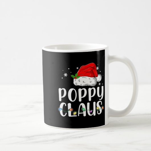 Ppy Claus Santa Christmas Matching Family コーヒーマグカップ (右)
