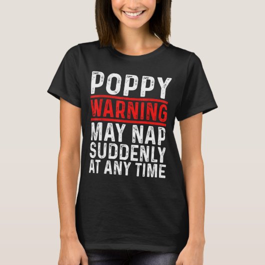 Ppy Warning May Nap Suddenly At Any Time For Grand Tシャツ (正面)