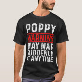 Ppy Warning May Nap Suddenly At Any Time For Grand Tシャツ (正面)