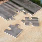 PRのアルパカの頭部 ジグソーパズル (側面)