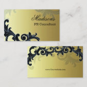 PRのコンサルタントの名刺 名刺 (正面/裏面)