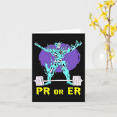 PrまたはErジム重量挙げボディビルムスクレブイル カード (黄色い花)