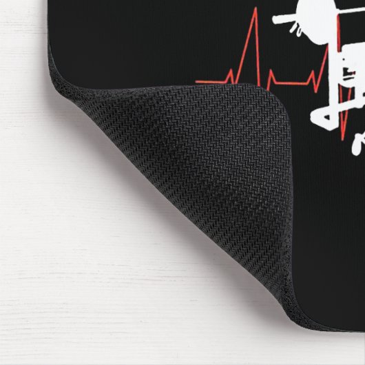 PrまたはEr重量挙げボディビルフィットネスジム1 マウスパッド (コーナー)