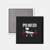 PrまたはEr重量挙げボディビルフィットネスジム2 マグネット (正面/裏面)