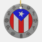 PRフラグとペトログリフ セラミックオーナメント (裏面)