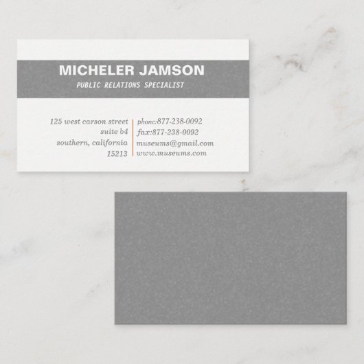 PR活動の名刺 名刺 (正面/裏面)