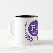 PR終了校 ツートーンマグカップ (正面左)