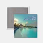 PR003 PUERTO RICO, Culebra Island,冷蔵庫 マグネット (正面/裏面)