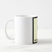 Pr -パルミジアーノ-レジアーノチーズケミストリーシンボル コーヒーマグカップ (左)