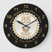 Practical and Stunning, 85th Birthday Present, ラージ壁時計 (正面)