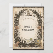 Practical Magicにインスパイアされたガールズナイト 招待状 (裏面)