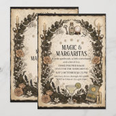 Practical Magicにインスパイアされたガールズナイト 招待状 (正面/裏面)