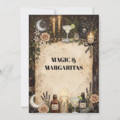 Practical Magicにインスパイアされたガールズナイト 招待状 (裏面)