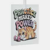 Practice Makes Power ガラスオーナメント (正面右)