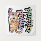 Practice Makes Power タペストリー (正面(横))