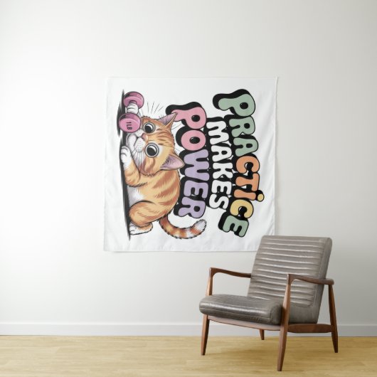 Practice Makes Power タペストリー (インサイチュ(横))