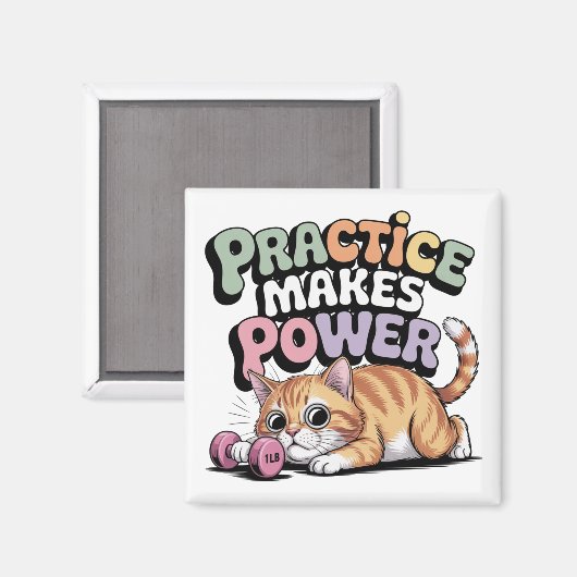 Practice Makes Power マグネット (正面/裏面)