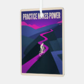 Practice Makes Power メタルオーナメント (正面左)