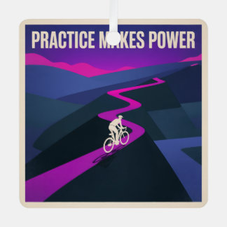 Practice Makes Power メタルオーナメント