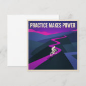 Practice Makes Power 招待状 (正面/裏面)