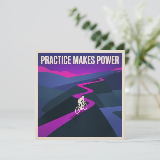 Practice Makes Power 招待状 (スタンド正面)