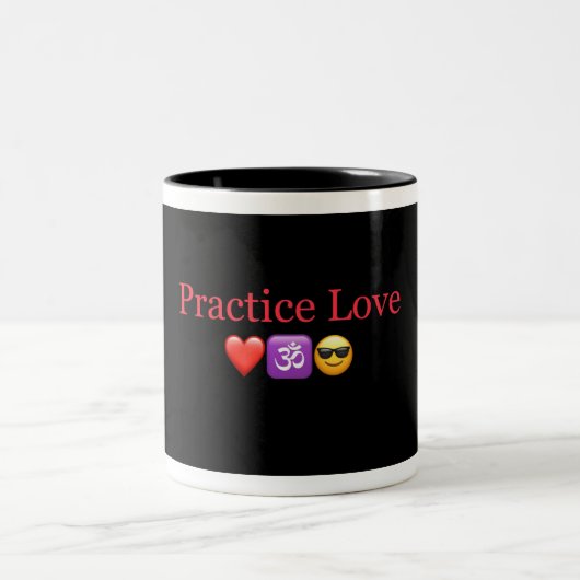 PracticeLove Coffee mugデビッド・フリン設計 ツートーンマグカップ (中央)