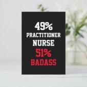 Practitioner Nurse Badass Card カード (スタンド正面)