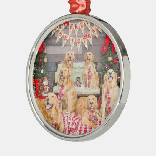 Pradaの束のオーナメント メタルオーナメント (左)