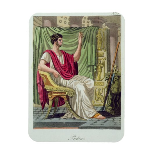 Praetor, No. 38 from 'アンティークローマ'，刻印L マグネット (縦)